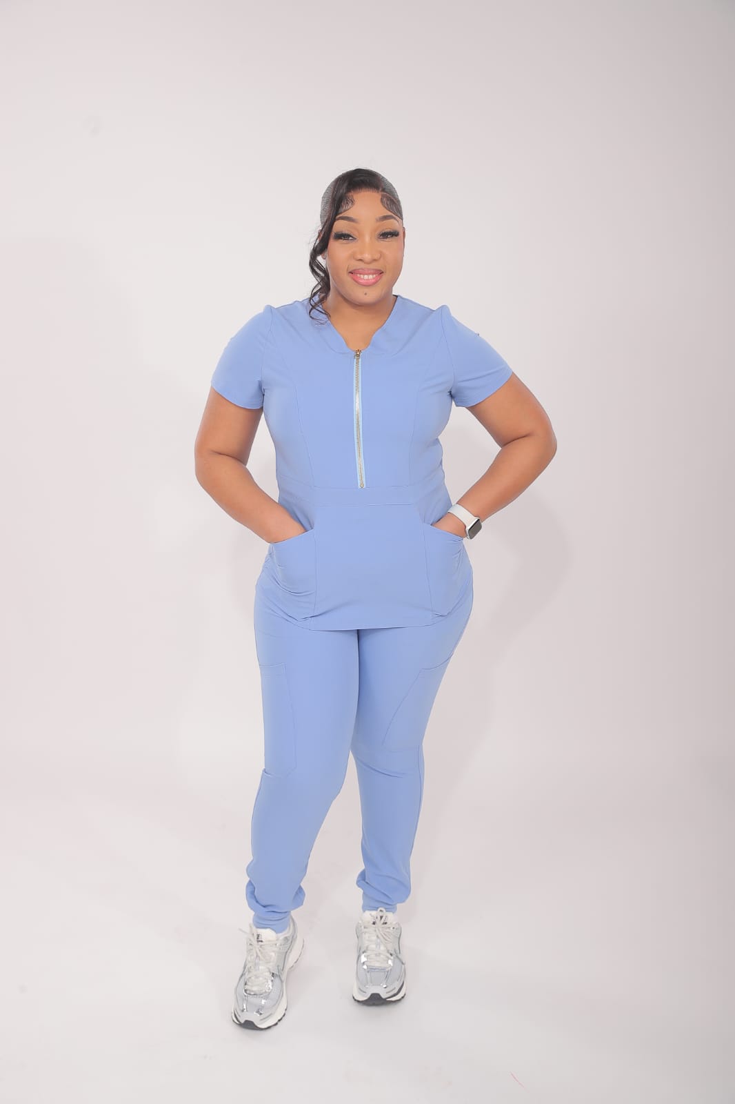 Medical Scrubs Light Blue